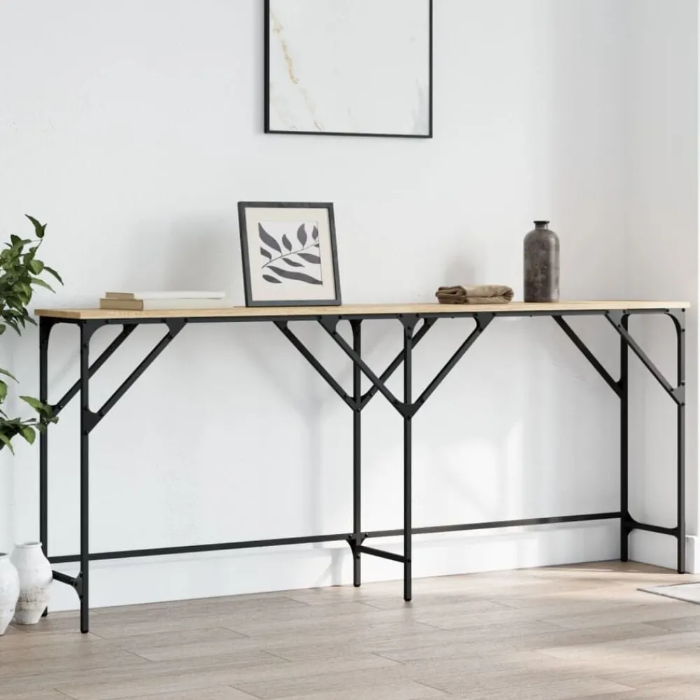 Wandtafel 180x29x75 cm bewerkt hout kleurig>vidaXL Hot
