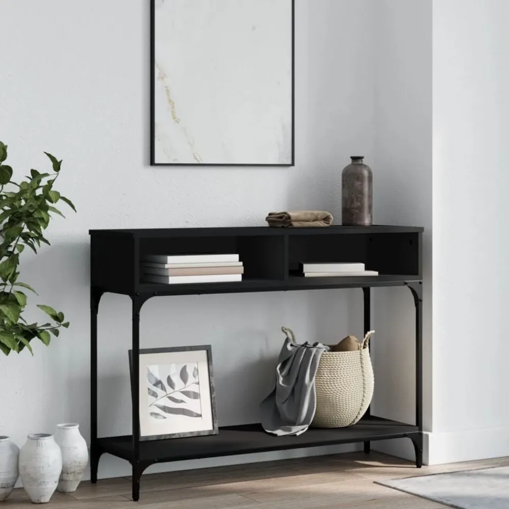 Wandtafel 100x30,5x75 cm bewerkt hout>vidaXL New