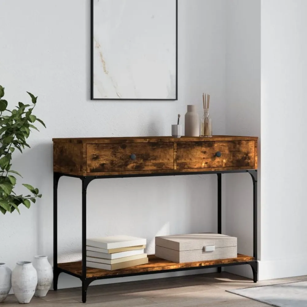 Wandtafel 100x34,5x75 cm bewerkt hout kleurig>vidaXL Sale