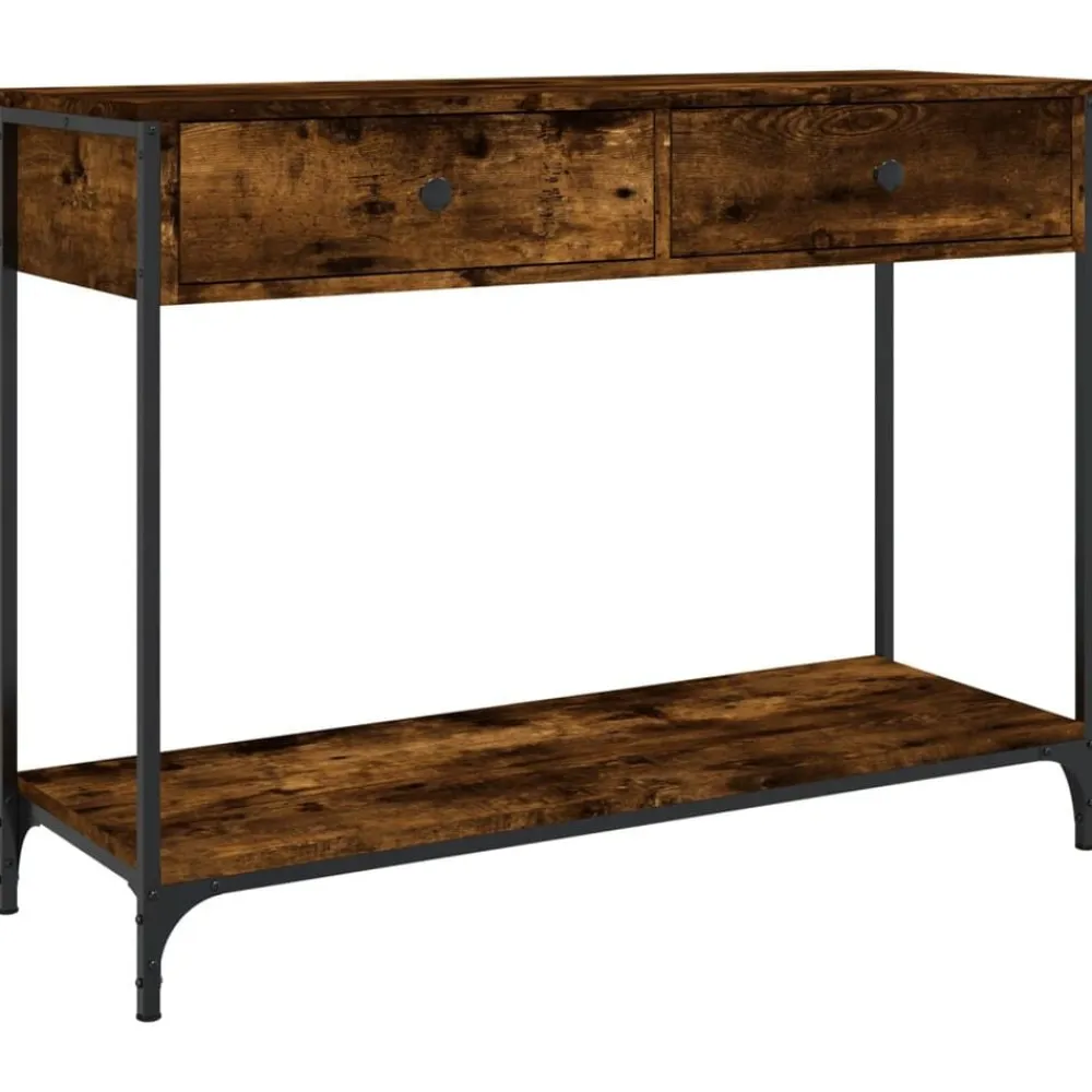 Wandtafel 100x34,5x75 cm bewerkt hout kleurig>vidaXL Clearance