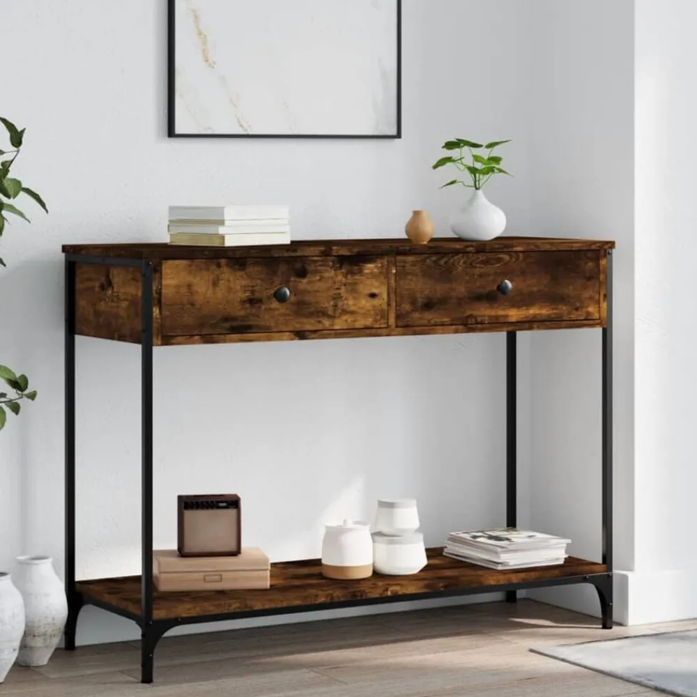 Wandtafel 100x34,5x75 cm bewerkt hout kleurig>vidaXL Clearance