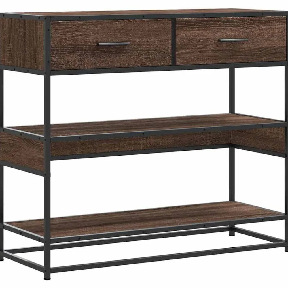 Wandtafel 90x35x80 cm bewerkt hout>vidaXL Clearance