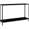 Wandtafel 120x35x75 cm gehard glas zwart>vidaXL Discount