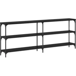 Wandtafel 200 x 29 x 75 cm Geperst Hout en Metaal>vidaXL Sale