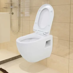 Wandtoilet keramiek>vidaXL Hot