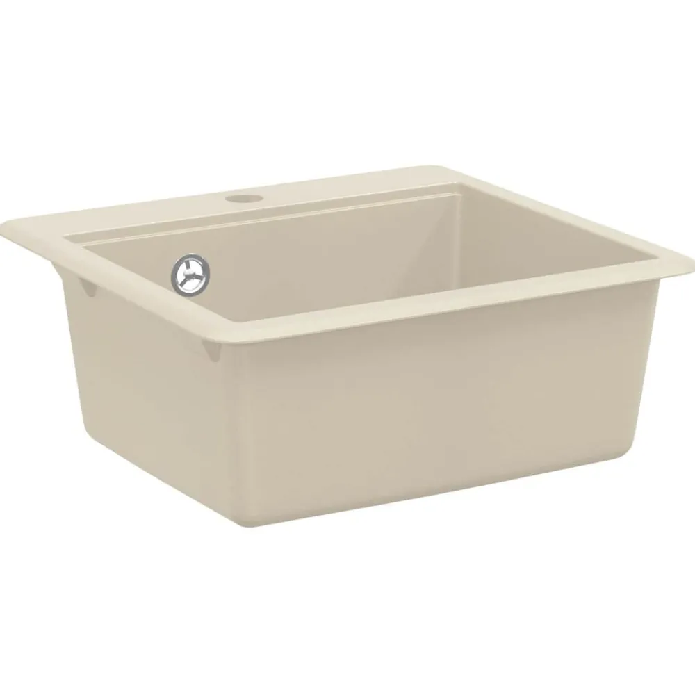 Wasbak 470 x 440 mm Graniet>vidaXL Online