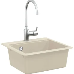 Wasbak 470 x 440 mm Graniet>vidaXL Online