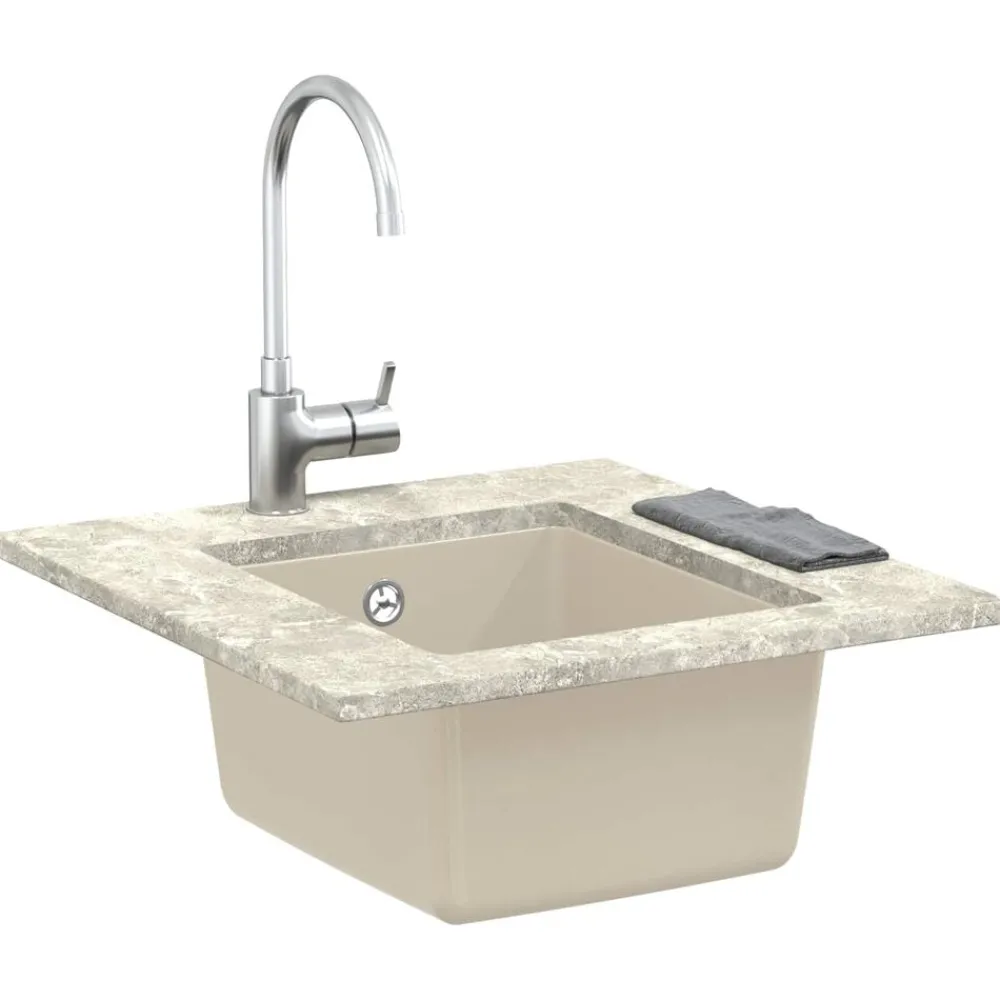Wasbak 370 x 460 mm 80% Kwarts en 20% Hars>vidaXL Sale