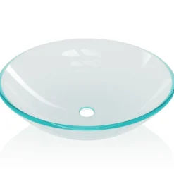 Wasbak gehard glas 42 cm transparant><noscript><img width=