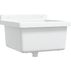 Sanitair & Loodgietersbenodigdheden*vidaXL Wasbak wandgemonteerd 40x40x24 cm hars Wit