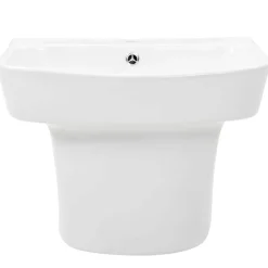 Wasbak Wit 50 x 45 x 41 cm Geglazuurd Keramiek><noscript><img width=
