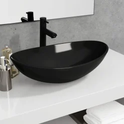 Wasbak 54,5x35x15,5 cm gehard glas>vidaXL Hot