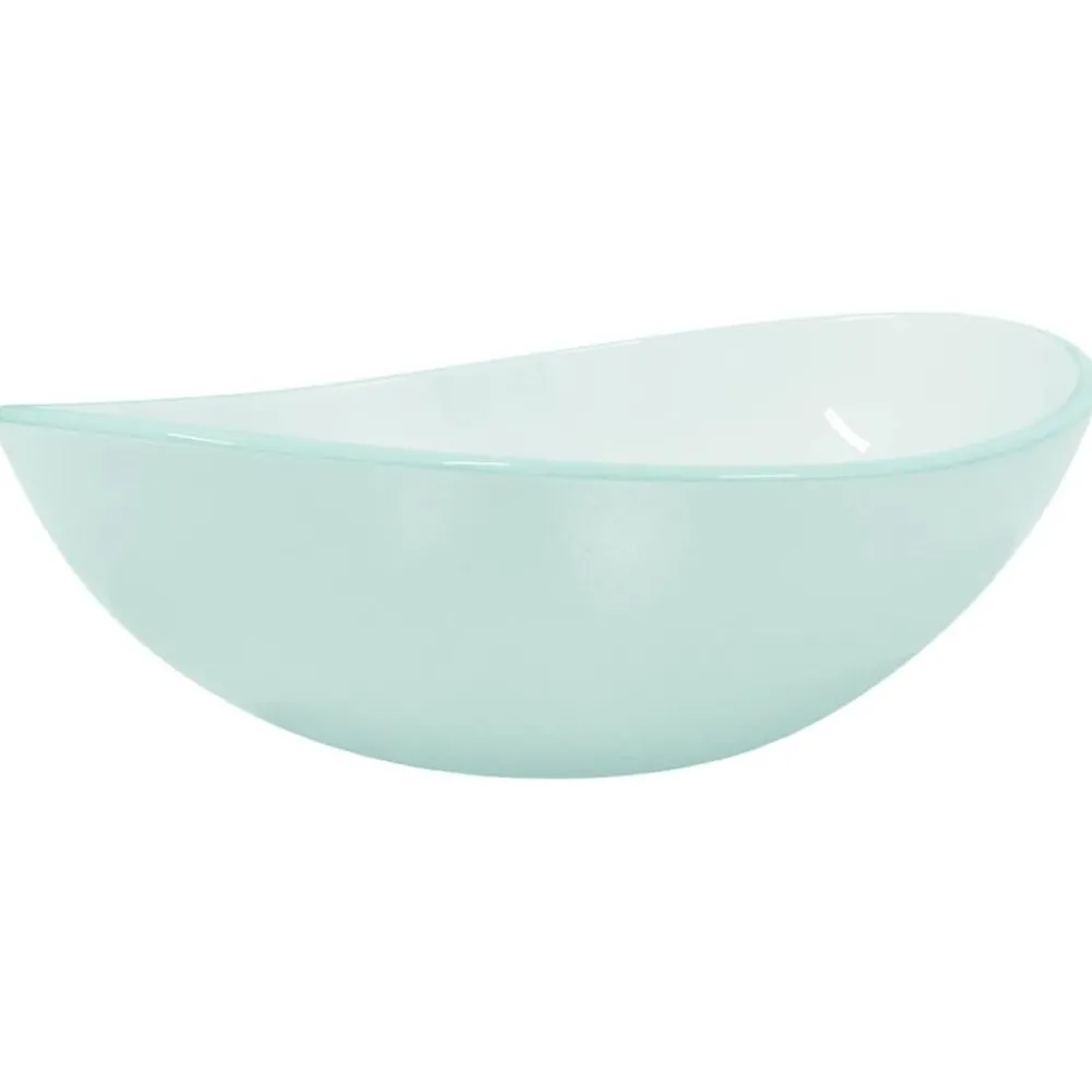 Sanitair & Loodgietersbenodigdheden*vidaXL Wasbak 54,5x35x15,5 cm gehard glas Mat