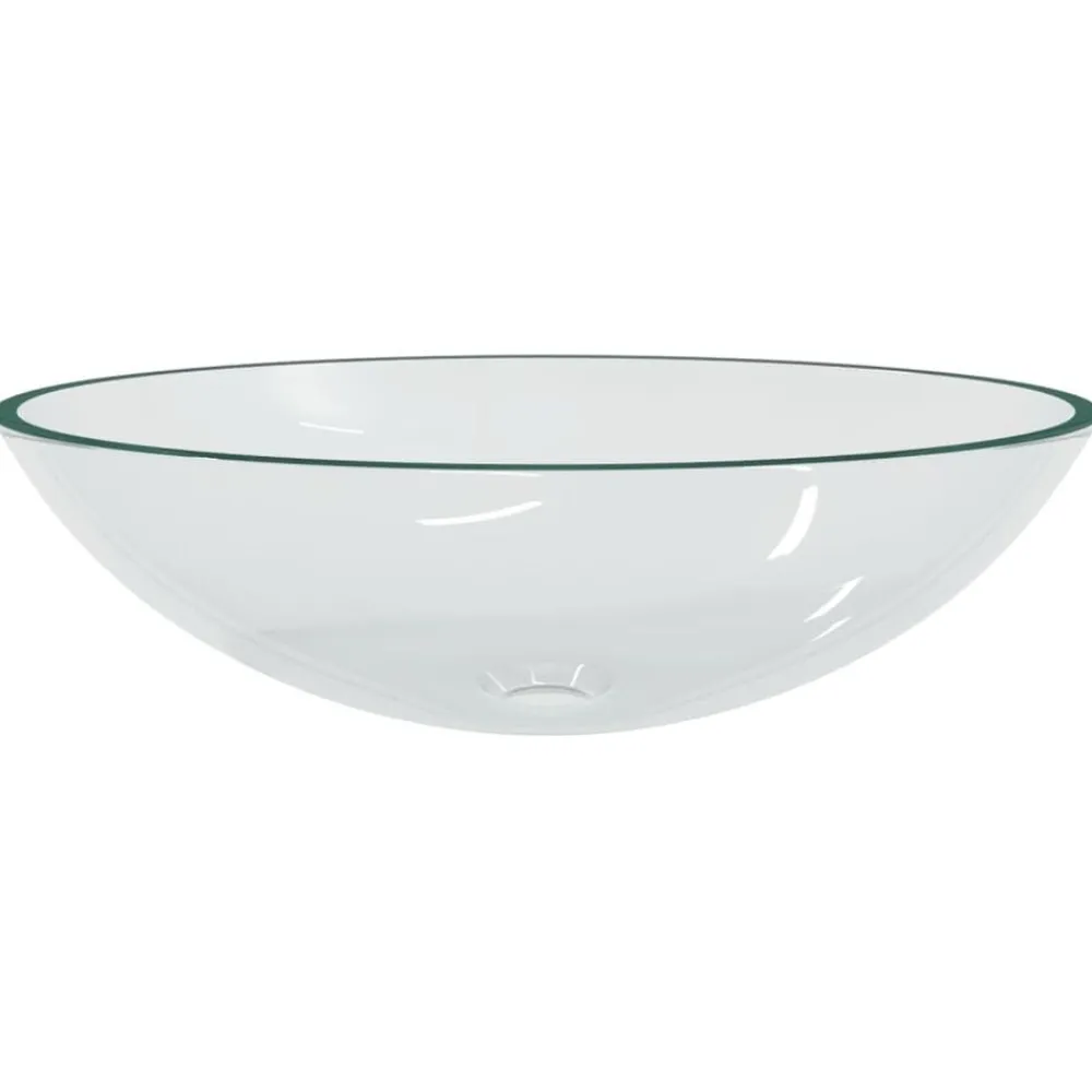 Wasbak 50x37x14 cm glas transparant>vidaXL Best