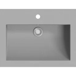 Sanitair & Loodgietersbenodigdheden*vidaXL Wasbak 600x450x120 mm graniet Grijs