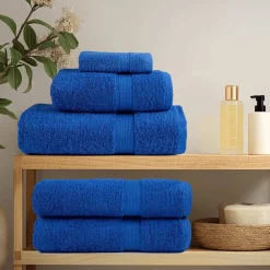 Linnengoed*vidaXL Washandjes FROGN 2 st 30x30 cm 360 g/m² Blauw