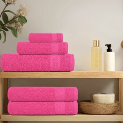 Linnengoed*vidaXL Washandjes FROGN 2 st 30x30 cm 360 g/m² Roze