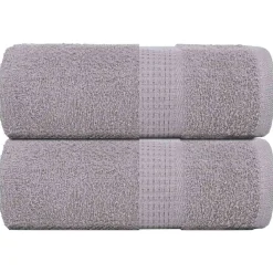 Linnengoed*vidaXL Washandjes FROGN 2 st 30x30 cm 360 g/m² Grijs