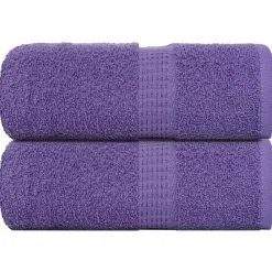 Linnengoed*vidaXL Washandjes FROGN 2 st 30x30 cm 360 g/m² Paars