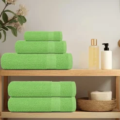 Linnengoed*vidaXL Washandjes FROGN 2 st 30x30 cm 360 g/m² Appelgroen