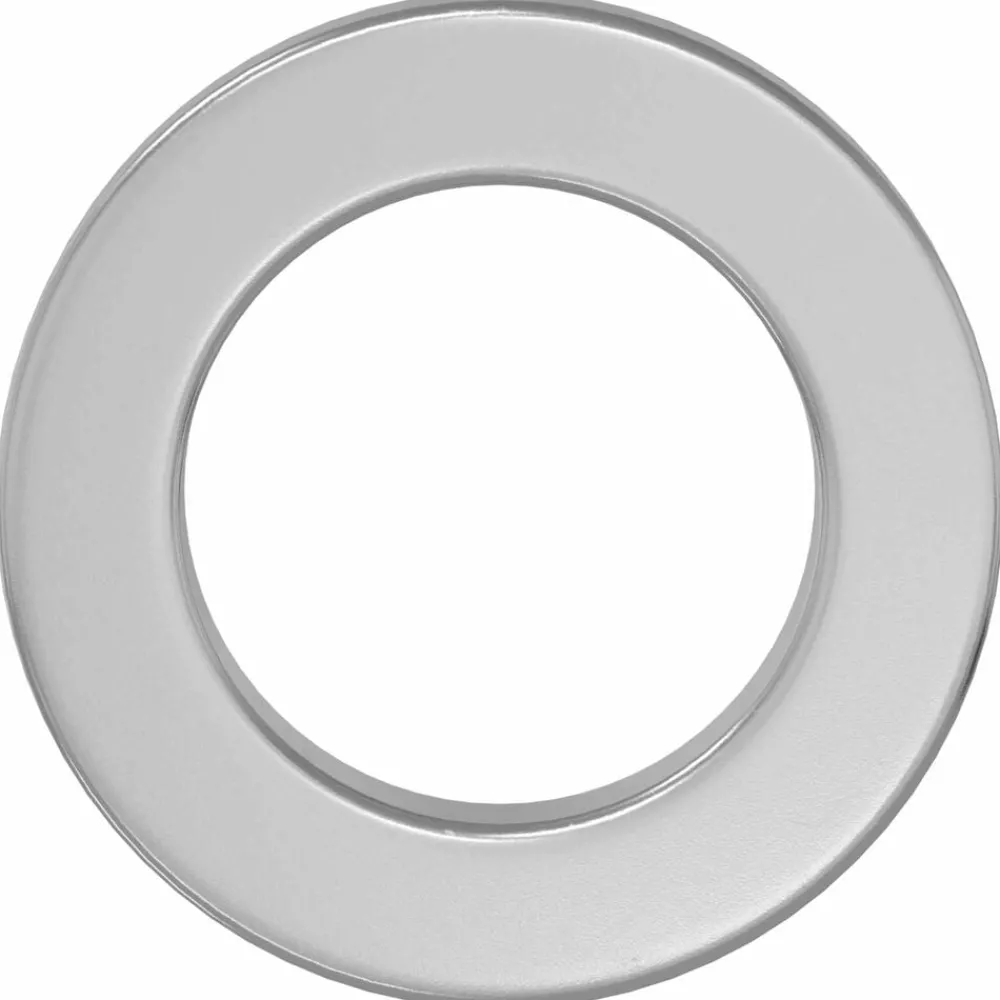 Bouwbeslag*vidaXL Washers 2 pcs Zilver 10 x 10 x 1,2 mm Staal