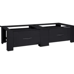 Wasmachine Pedestal 2 pcs 127 x 54,5 x 32,5 cm Staal>vidaXL New