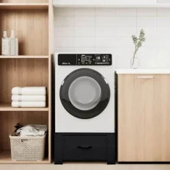 Wasmachine Pedestal 64 x 55 x 32,5 cm Staal>vidaXL Best