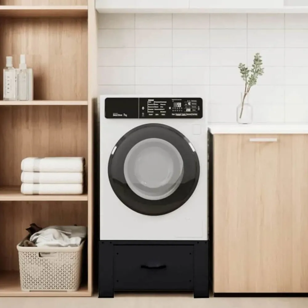 Wasmachine Pedestal 64 x 55 x 32,5 cm Staal>vidaXL Best
