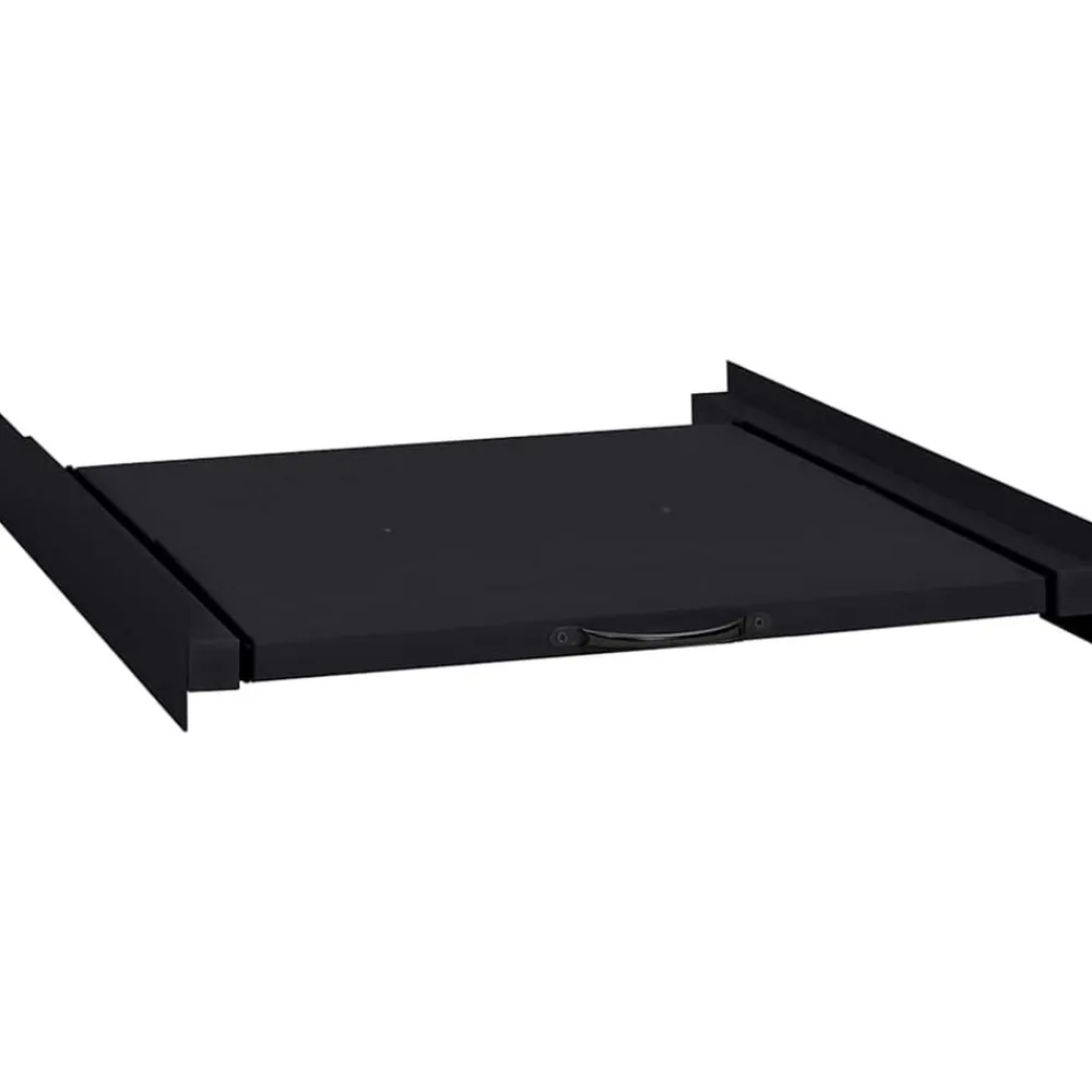 Huishoudaccessoires*vidaXL Wasmachine Tussenplank Zwart 60 x 60 x 8 cm Staal