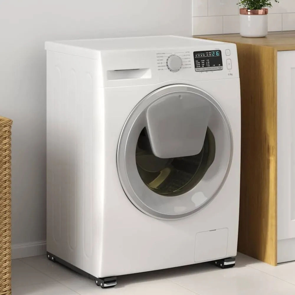 Wasmachinebasis 2 pcs 72 x 5 x 4,5 cm Roestvrij staal>vidaXL