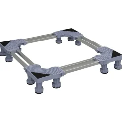 Wasmachinebasis Grijs 67 x 67 x 12 cm Roestvrij staal>vidaXL New