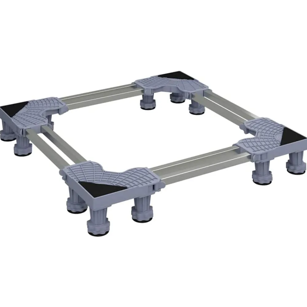 Wasmachinebasis Grijs 67 x 67 x 12 cm Roestvrij staal>vidaXL New