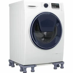Wasmachinebasis Grijs 67 x 67 x 12 cm Roestvrij staal><noscript><img width=