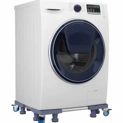 Wasmachinebasis Grijs 66 x 66 x 12 cm Roestvrij staal><noscript><img width=