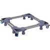 Huishoudaccessoires*vidaXL Wasmachinebasis Grijs 67 x 67 x 12 cm Roestvrij staal