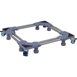 Huishoudaccessoires*vidaXL Wasmachinebasis Grijs 67 x 67 x 12 cm Roestvrij staal