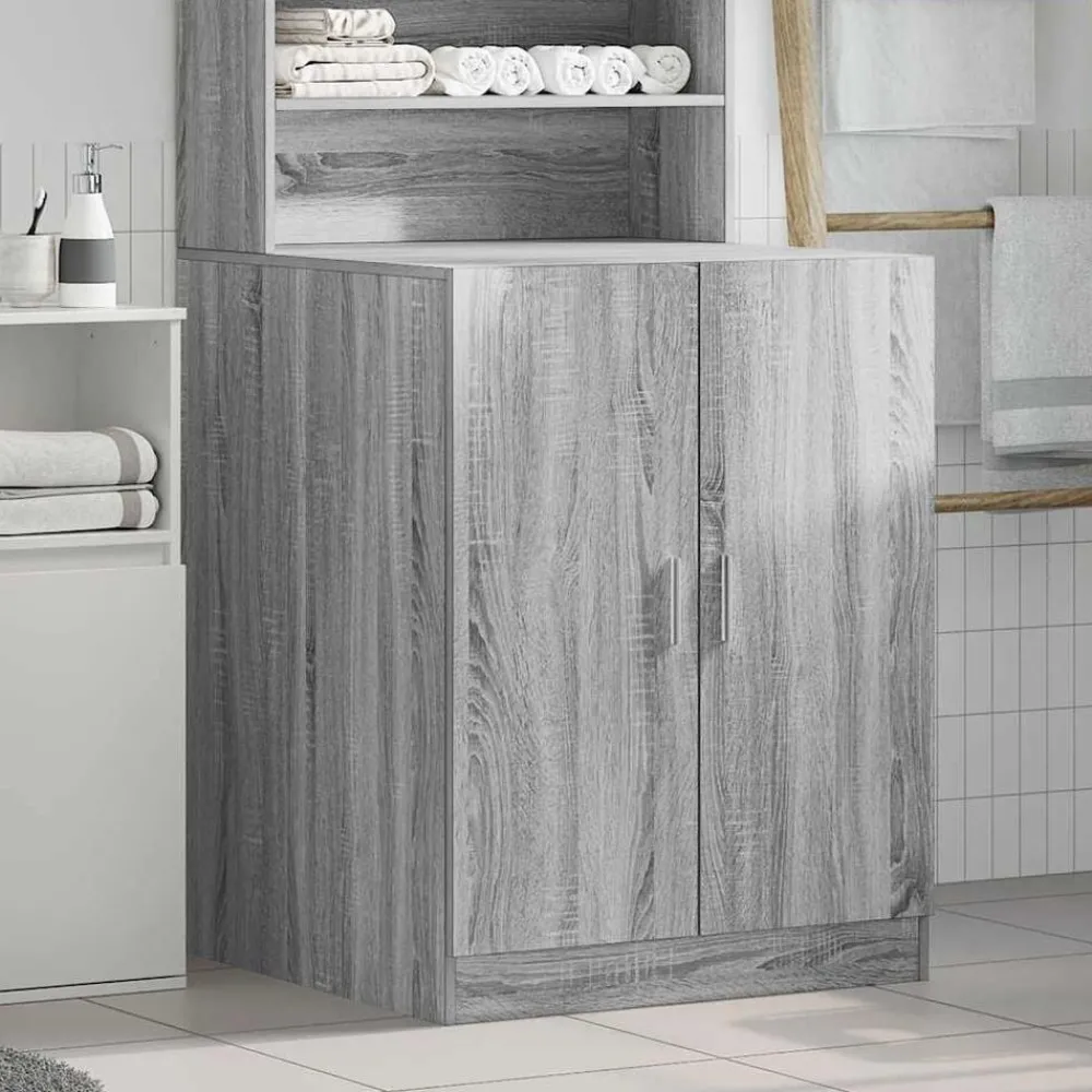 Wasmachinekast 71x71,5x91,5 cm eikenkleurig>vidaXL Online