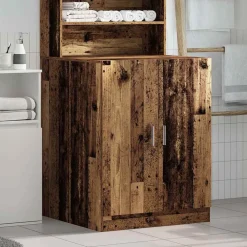 Huishoudaccessoires*vidaXL Wasmachinekast 70,5x71,5x91,5 cm kleurig Oud hout