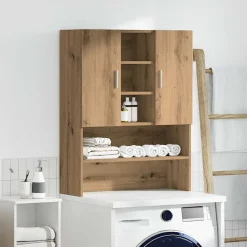 Wasmachinekast 70,5x25,5x90 cm artisanaal eikenkleur><noscript><img width=