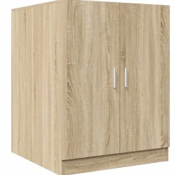 Huishoudaccessoires*vidaXL Wasmachinekast 70,5x71,5x91,5 cm kleurig Sonoma eiken