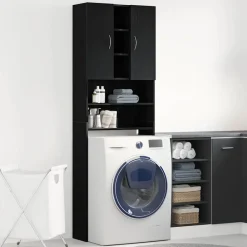 Wasmachinekast 64x25,5x190 cm kleur>vidaXL Sale