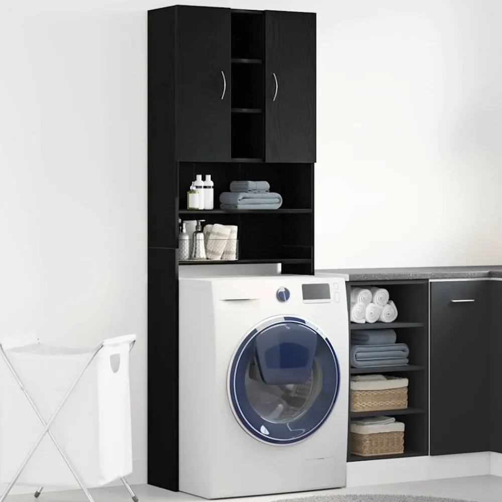 Wasmachinekast 64x25,5x190 cm kleur>vidaXL Sale