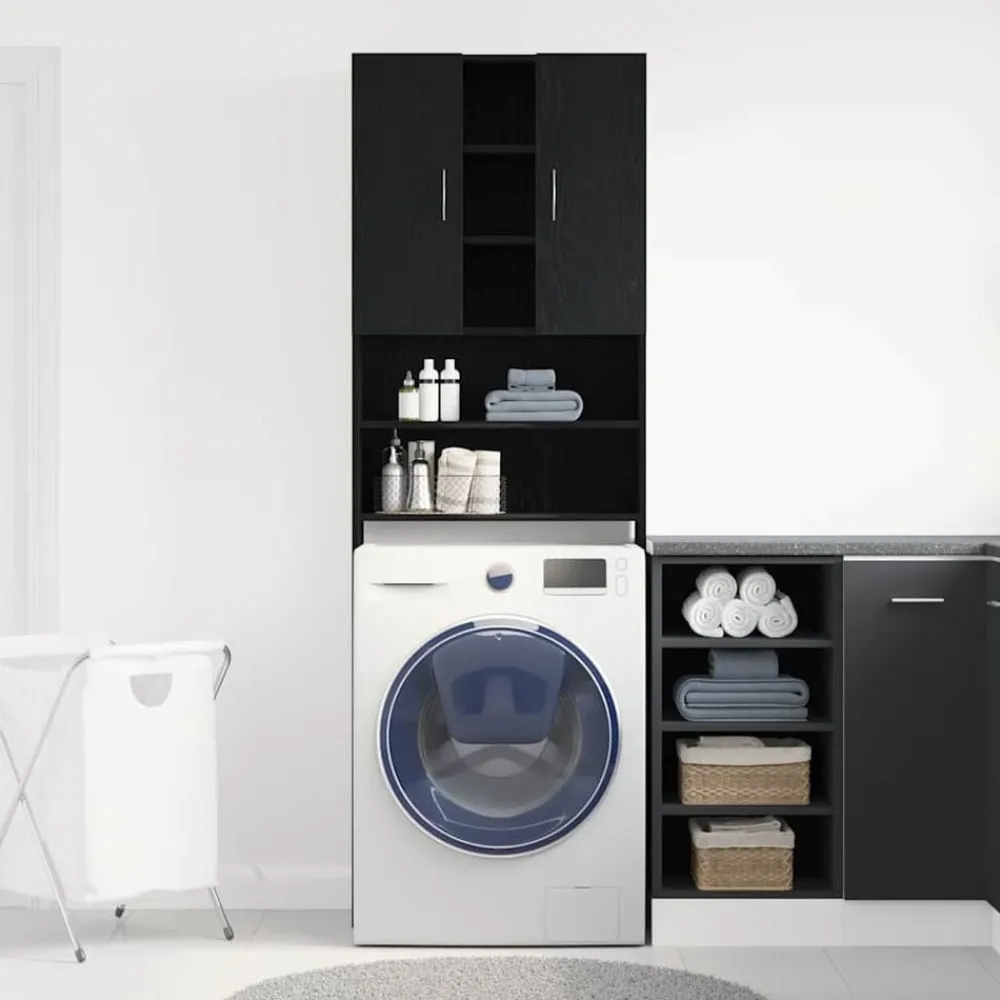 Wasmachinekast 64x25,5x190 cm kleur>vidaXL Sale