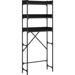 Wasmachinekast 67x25x163 cm bewerkt hout>vidaXL Online