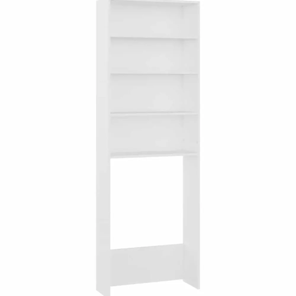 Huishoudaccessoires*vidaXL Wasmachinekast 64x24x190 cm Wit