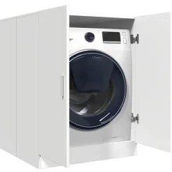 Huishoudaccessoires*vidaXL Wasmachinekast 71x71,5x91,5 cm Wit