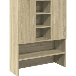 Huishoudaccessoires*vidaXL Wasmachinekast 70,5x24x90 cm kleurig Sonoma eiken