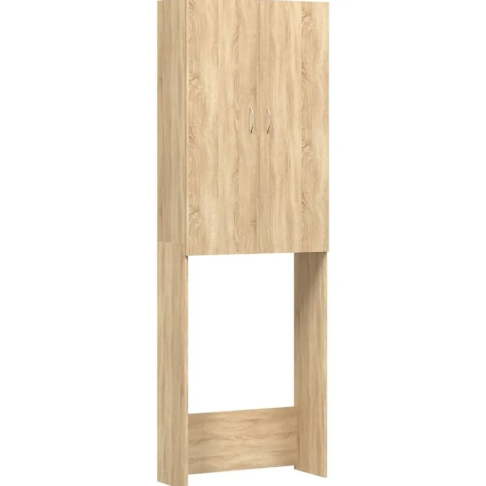 Wasmachinekast 64x25,5x190 cm kleurig>vidaXL Best