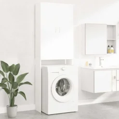 Wasmachinekast 64x25,5x190 cm>vidaXL New