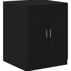 Huishoudaccessoires*vidaXL Wasmachinekast 70,5 x 71,5 x 91,5 cm Bewerkt hout Zwart eiken